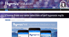 Desktop Screenshot of hypnosisfirst.com
