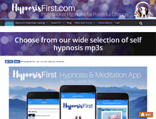 Tablet Screenshot of hypnosisfirst.com
